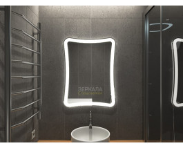 Зеркало для ванной с подсветкой Ривьера 75х100 см